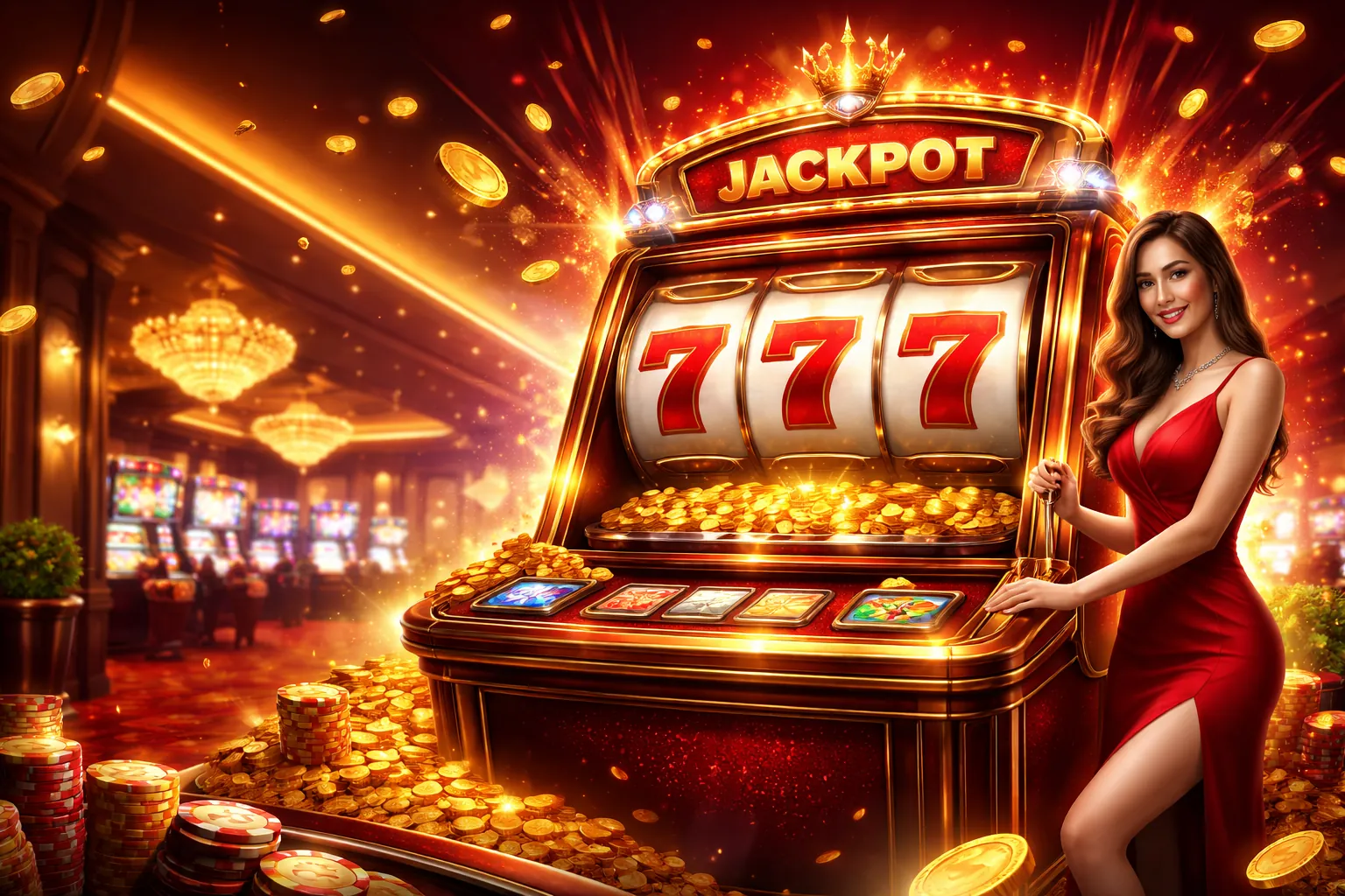 Hình ảnh đại diện UE9 Game Slot với các biểu tượng nổ hũ hấp dẫn